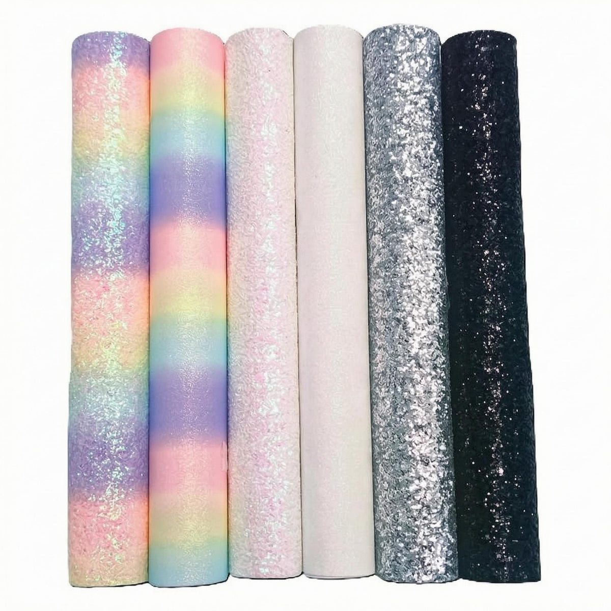 6 Pieces Glitter Craft Sheets Rectangular Arts Supplies Easy to Use