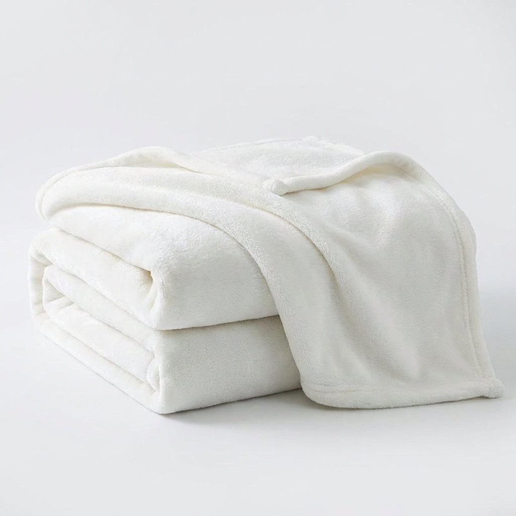 Flannel Fleece Blanket Warm Soft Flannel Blanket Versatile Soft Luxurious Throw for Office Workers, Adults, Living Room, Bedroom, Travel, Comfortable Shawl Blanket