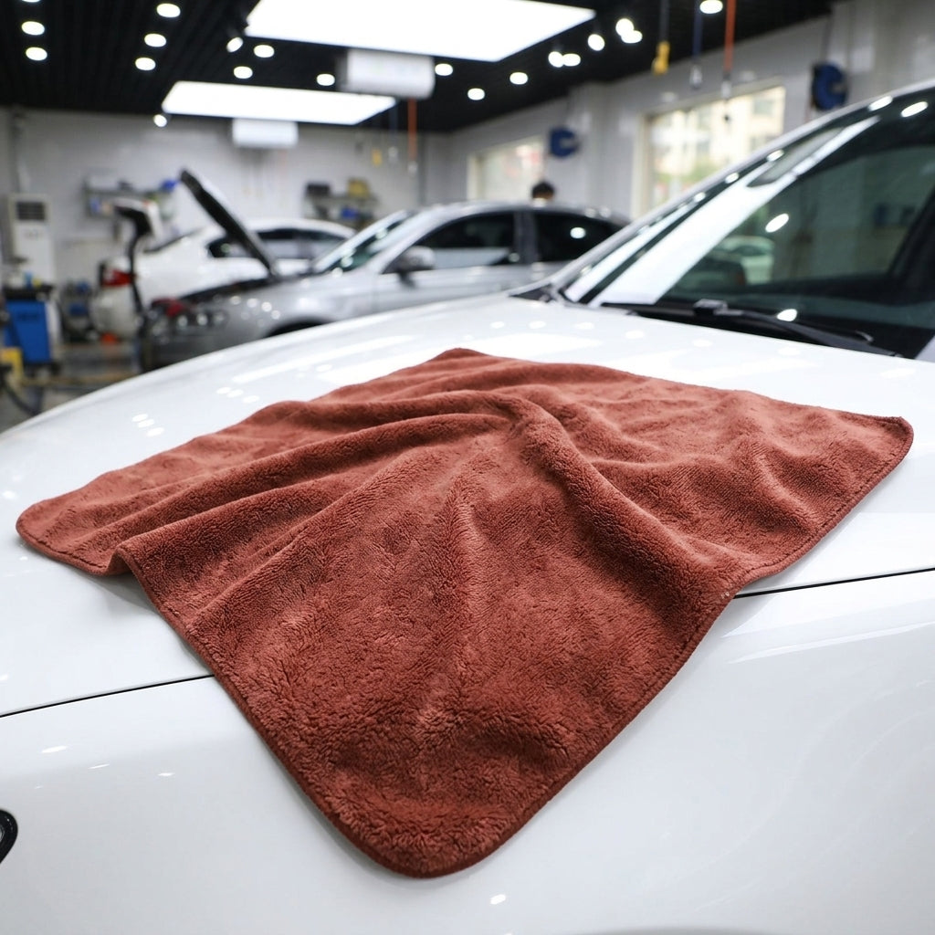 Small Car Towel Microfibre Cloth, 30cm X 70cm Micro Fibre Cloths, 420 WEIGHT PER SQUARE METER Microfiber Towel
