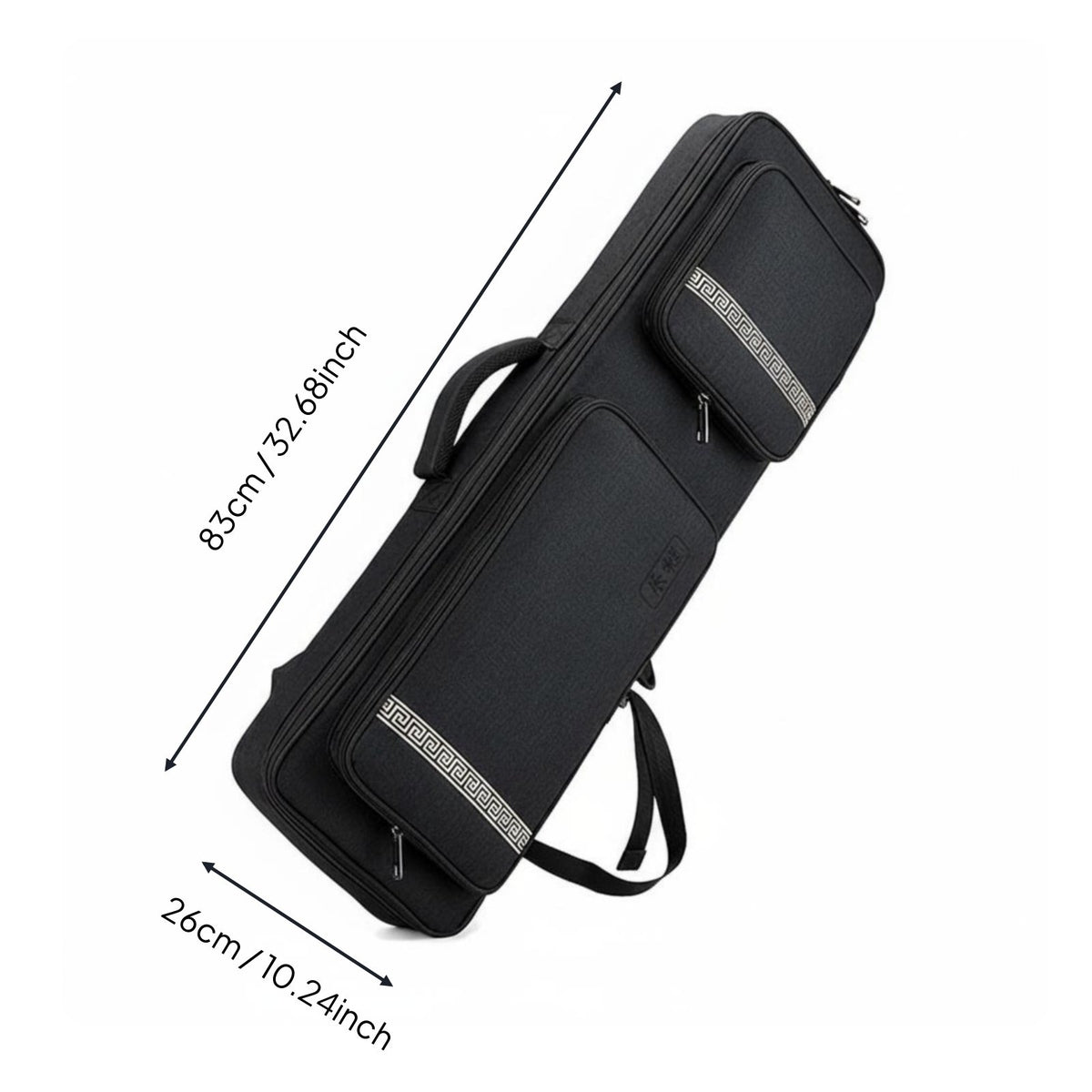 7 Hole Billiard Cue Bag Large Capacity Snooker Cue Bag Waterproof Sports Gear Storage for Tournament