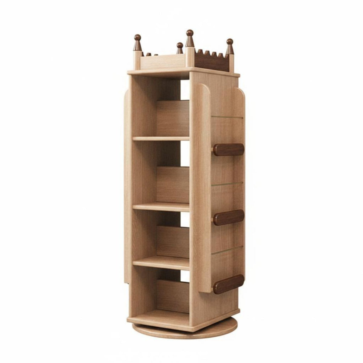 Rotating Tree book rack Space-Saving Book Rack Large Capacity for Students, Children, Study Room, Bedroom