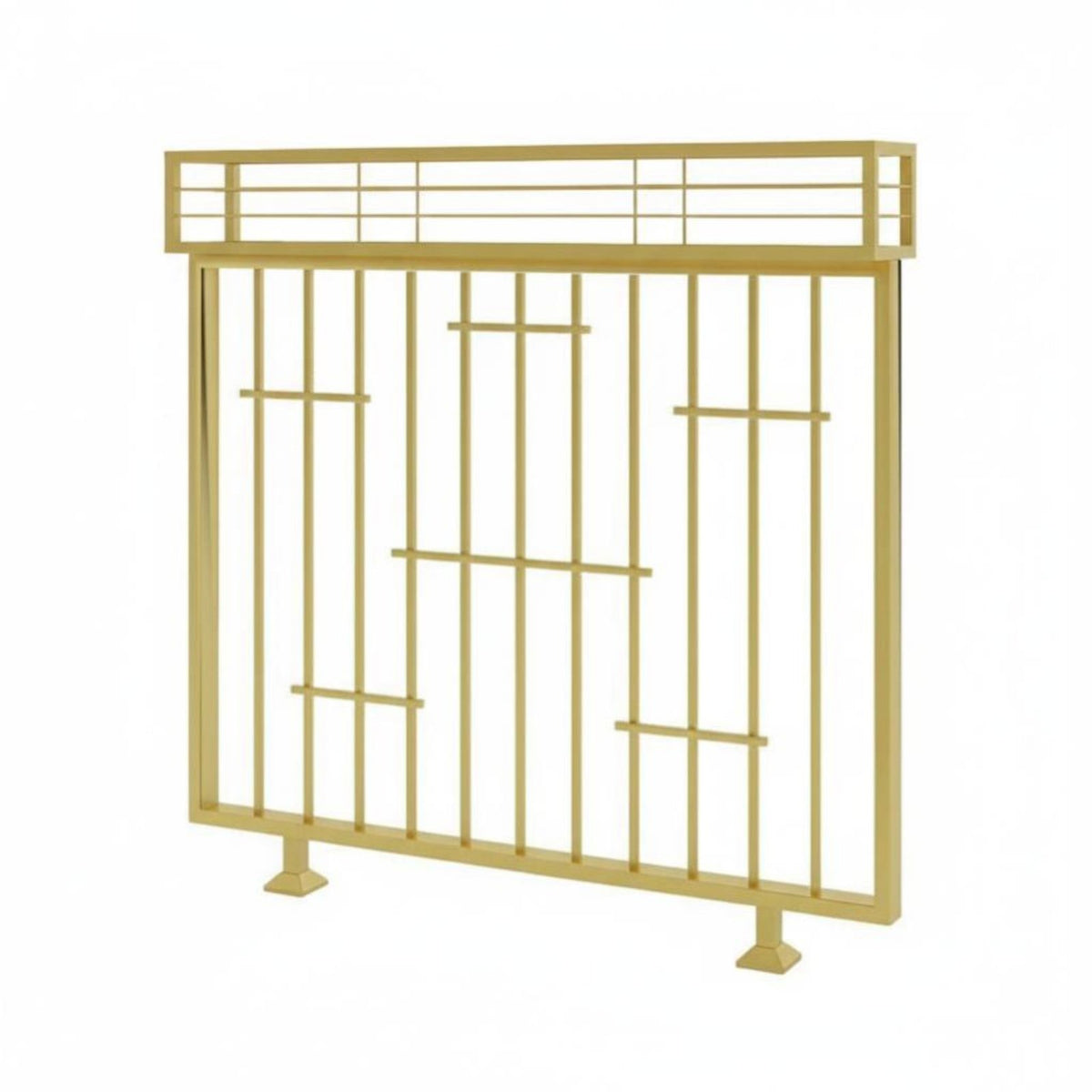 Carved Iron Art Divider Decorative Feature Folding Panel Divider Freestanding Stable Framework for Business Owners, Restaurants