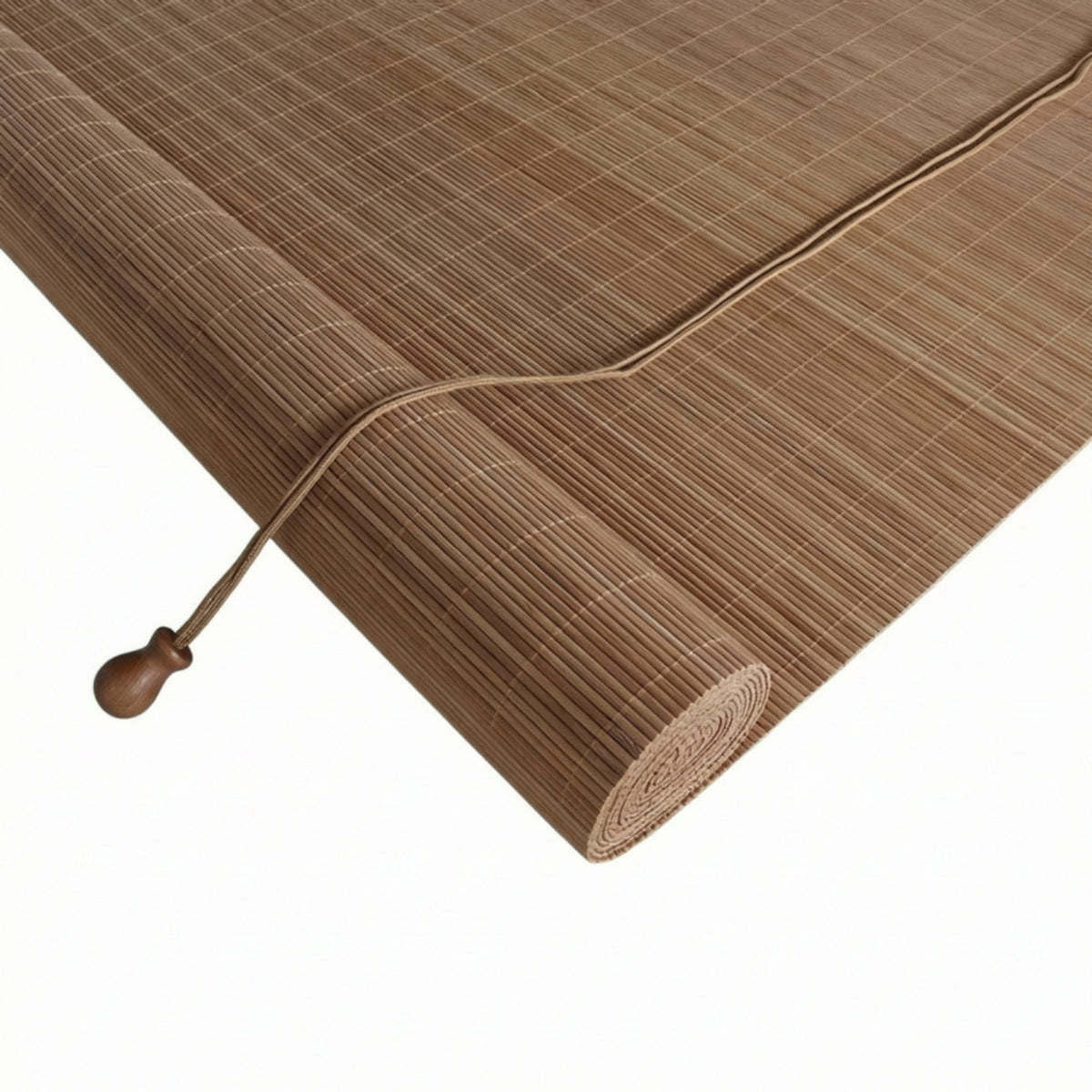 Natural Bamboo Roller Blinds Woven Bamboo Roller Blind Breathable Roll up Blinds Long-Lasting for Window