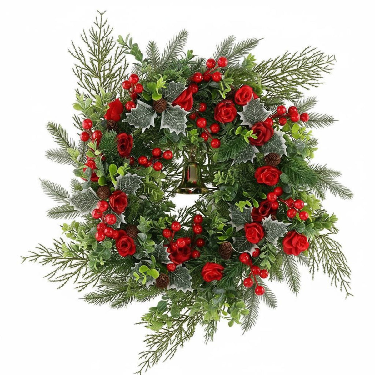 Christmas Wreath Reusable Christmas Door Wreath Look for Fireplace Mantel