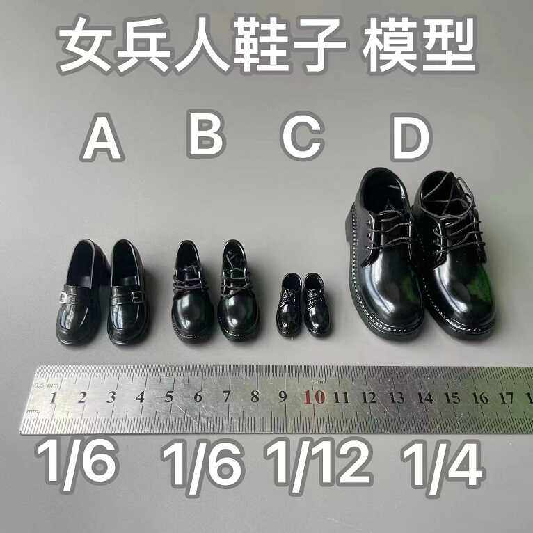 1/6 1/12 1/4 Scale Female Shoes for Action Figures and Dolls