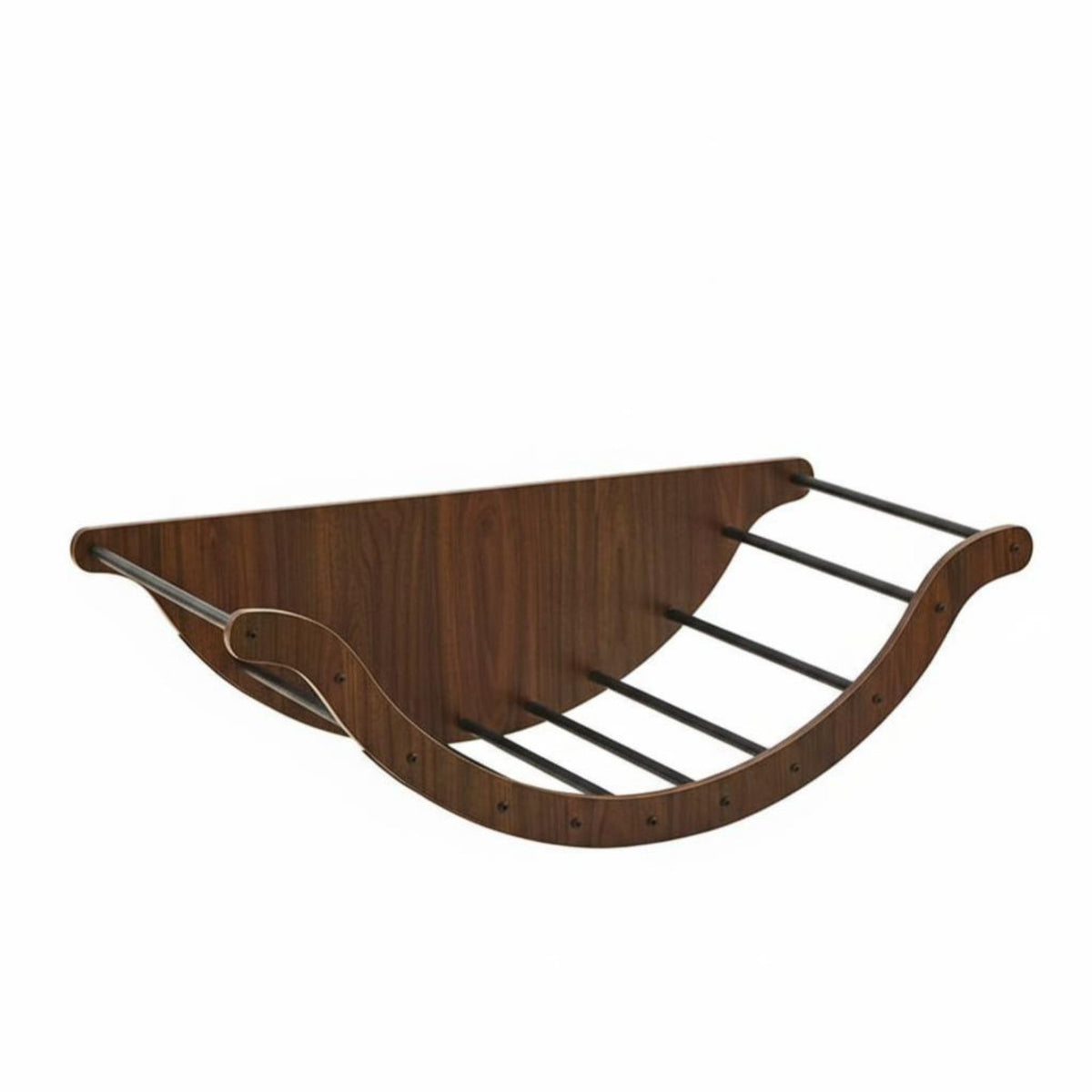 Banana-Shaped Lounger with Footrest Multi-Functional Rocking Recliner Padded pad Ergonomic Design for Balcony, Living Room