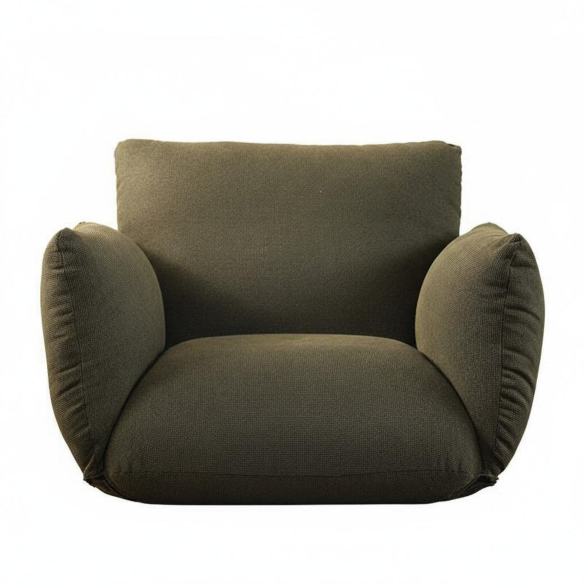 Adjustable Floor Lounger Space-Saving Design Adjustable Backrest Lounger Reclining Function No Assembly Required for Living Room