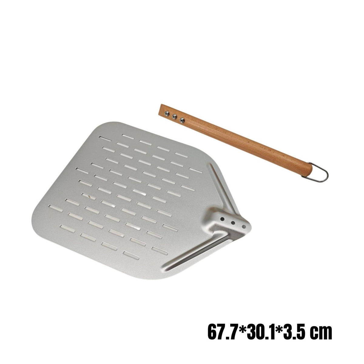 Folding Pizza Peel Foldable Aluminum Pizza Peel Rustproof Food Tool for Chefs, Oven Work, Restaurant