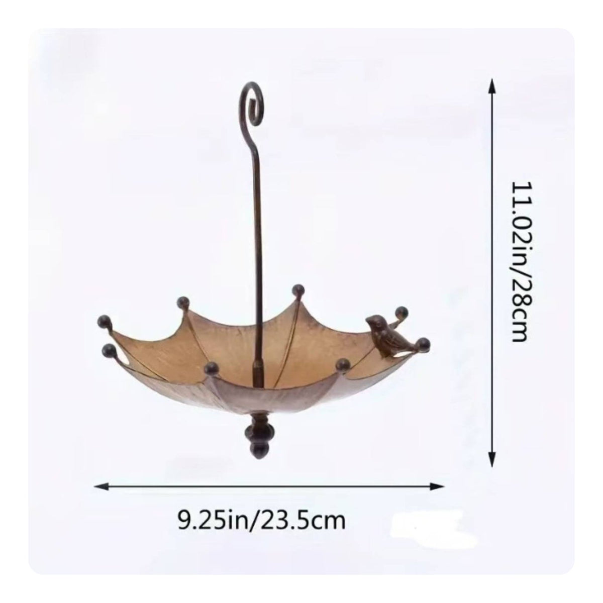 Umbrella Shaped Bird Feeder Easy to Hang Umbrella Bird Feeder for Patio