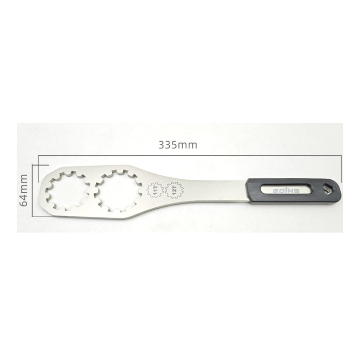 Sturdy Metal Cassette Lockring Remover Easy to Use Cycle Cassette Removal Wrench Long Handle Freewheel Remover 11 Speed for Workshop