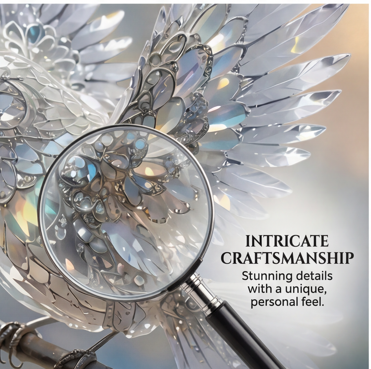 Acrylic Bird Ornament Ready to Hang Hanging Bird Decoration Beautiful Design Acrylic Hanging Decoration for Nature Lovers, Living Room, Patio