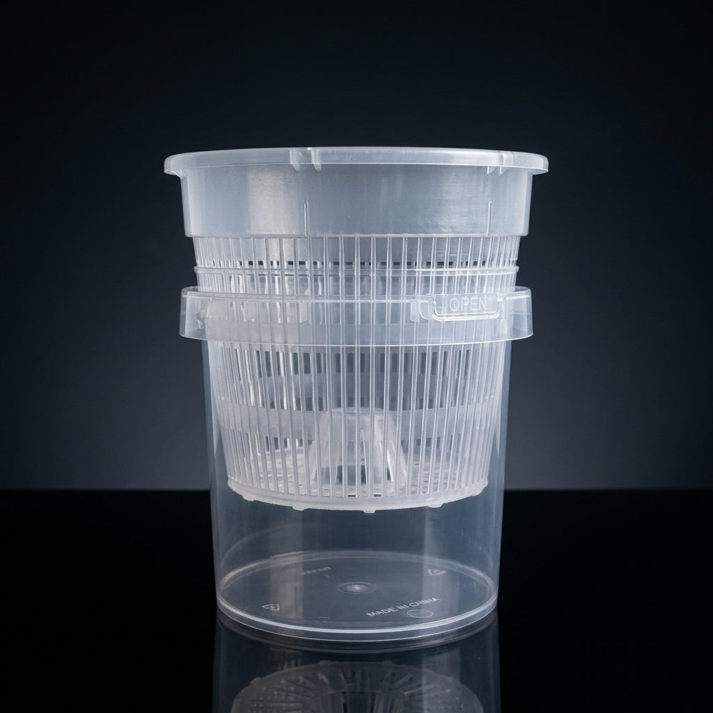 Plant Pots for House Plants and Indoor Plants, Self Watering Indoor Plant Pot with Drainage Holes, Pots for Orchids, Double Pot System Design