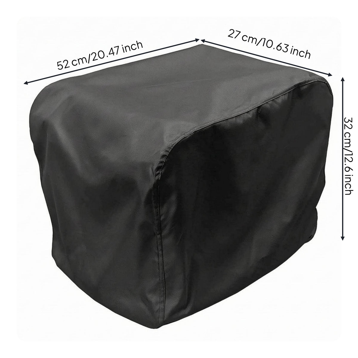 Outdoor Generator Cover Tailored Equipment Shelter Black