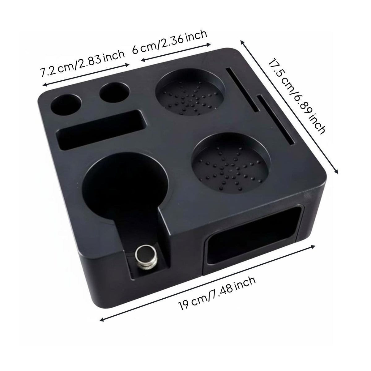 Espresso Pressing Station Multi-Functional Coffee Tamper Stand Universal 51/58mm Espresso Expert Tool Organizer for Baristas