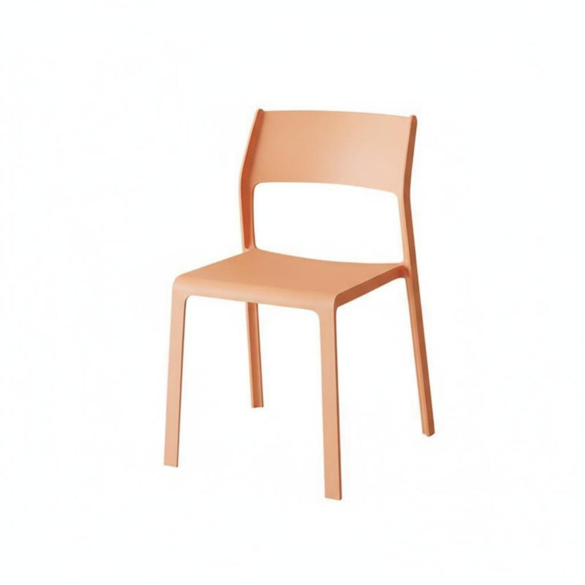 Small Space Friendly Stackable Backrest Stool Thickened Construction Dining Chair Minimalist Aesthetic Leisure Seat Colorful Options for Homeowners, Renters, Cafe Owners, Kitchen, Coffee Shop, Restaurant, Balcony