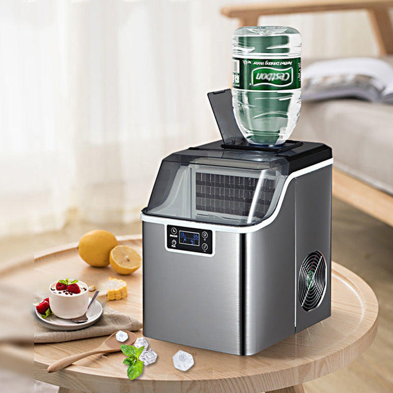 Commercial Ice Maker Machine for Bars and Milk Tea Shops, 35kg/Day
