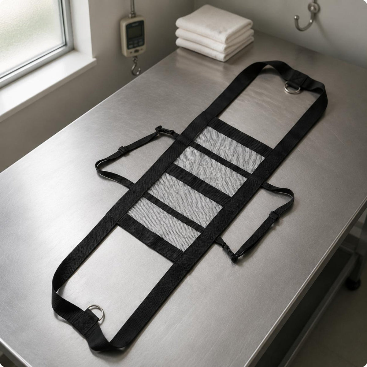 Calf Weighing Sling Foldable Calf Weighing Bag Breathable Mesh for Veterinarians
