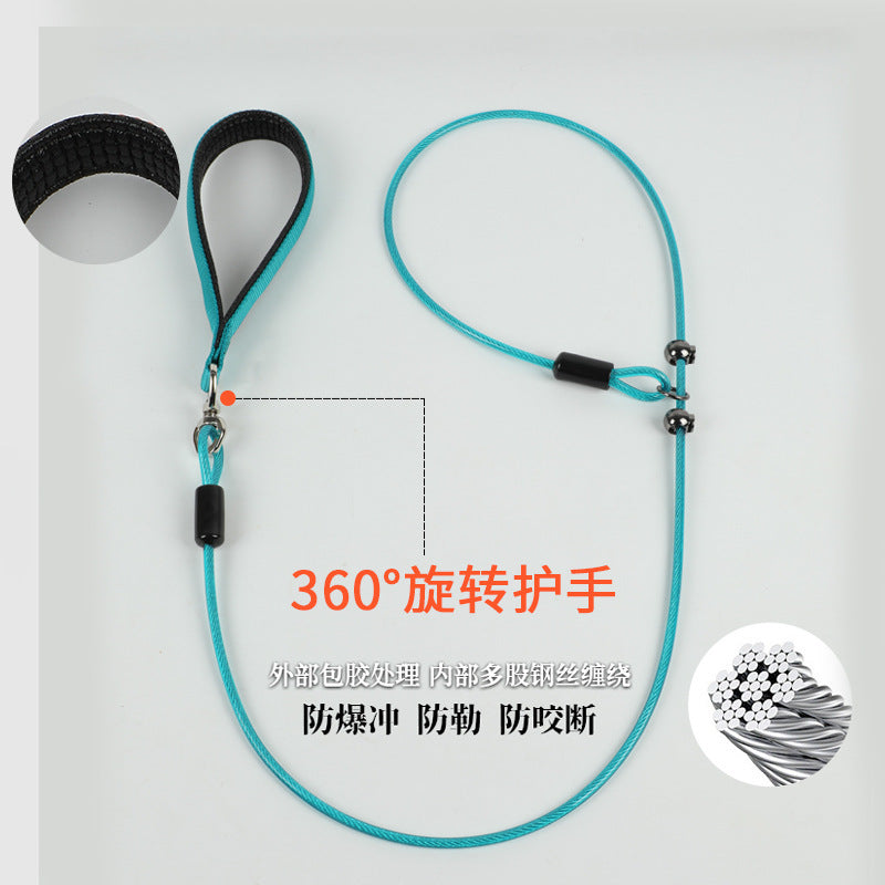 Dog Leash with P-Chain for Small, Medium, and Large Dogs