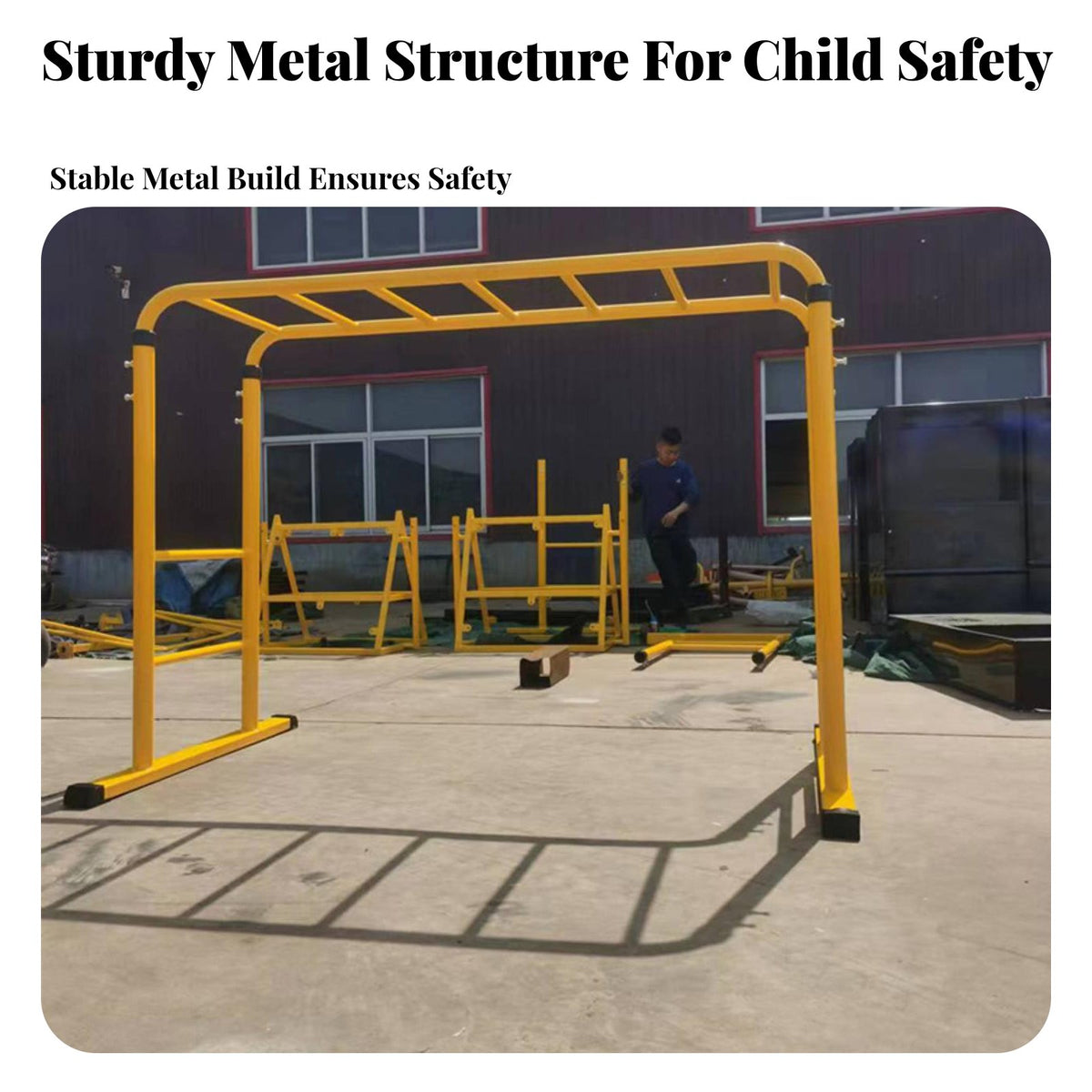 children's Horizontal Ladder Family Fun kids' Monkey Rungs Improves Balance Childrens Indoor Monkey Bar for Beginners, Young Children, Playroom