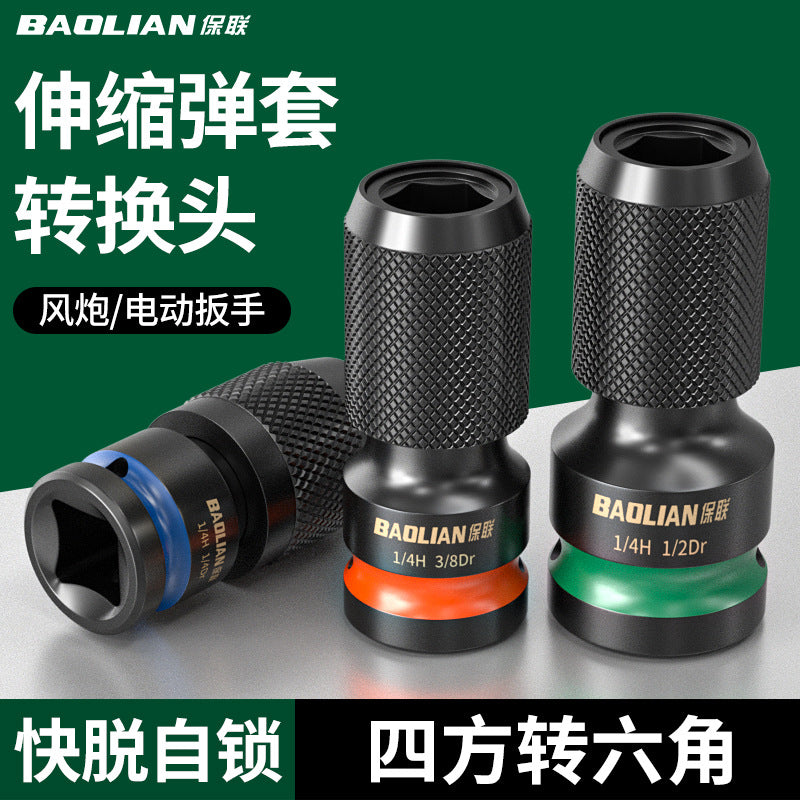 Electric Wrench Adapter Set for Drill Bits and Sockets