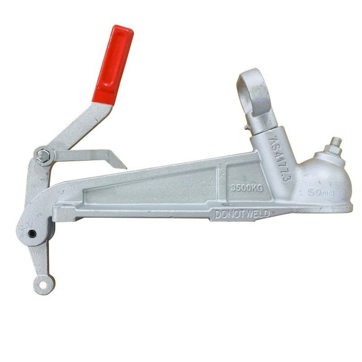 Trailer Hitch Coupler Heavy Duty Tow Ball Coupler Cast Metal Hardware for Towing