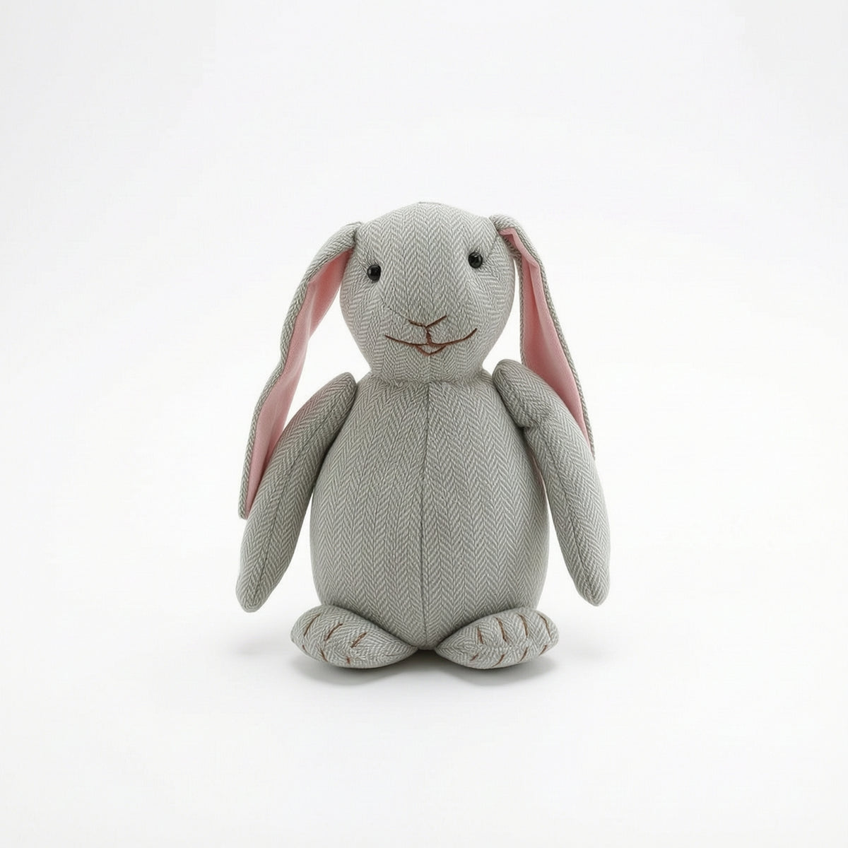 Hare Door Stopper Herringbone Hare Doorstop Soft Stuffed Animal Doorstop for Kids, Living Room