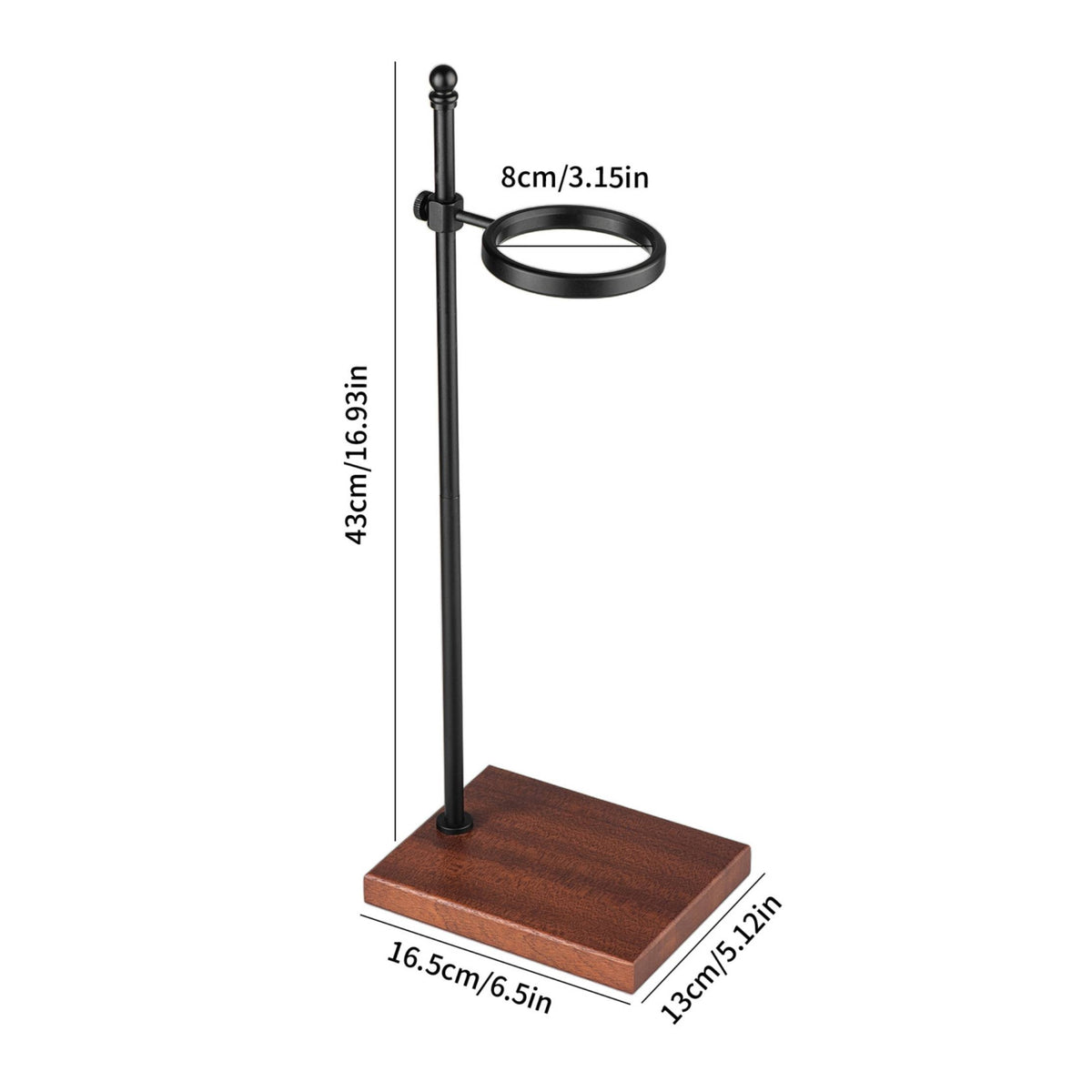 Coffee Dripper Stand with Adjustable Height Compact Pour-over Coffee Dripper Stand Stable for Home Baristas