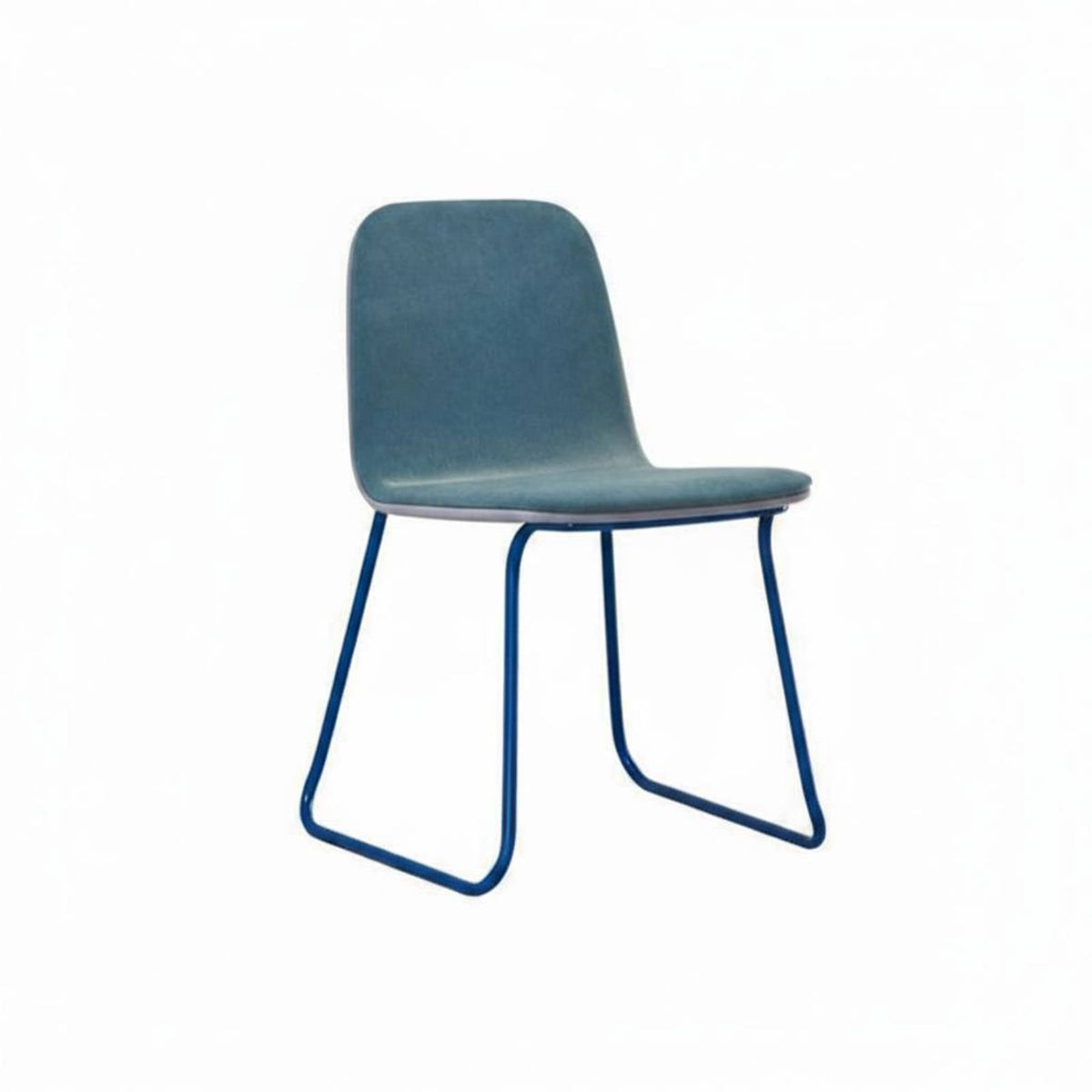 Wireframe Leisure Chair Nordic Aesthetic Indoor Furniture Minimalist Design Curved Rearrest for Homeowners, Adults, Bar