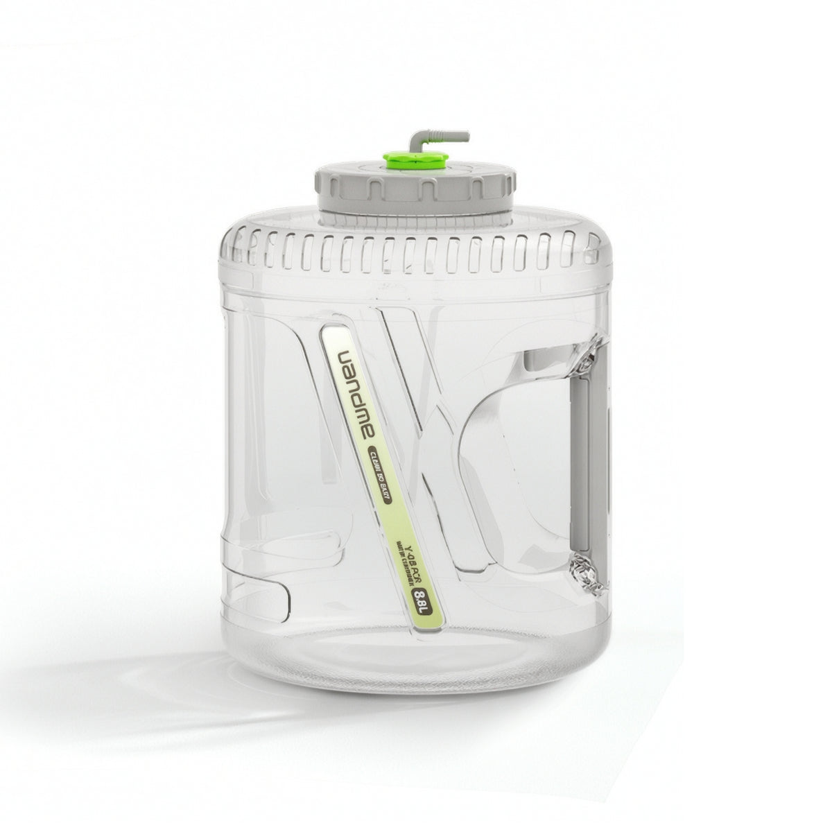 Tea Container with Tube Clear Container with Wide Mouth Sturdy for Camping