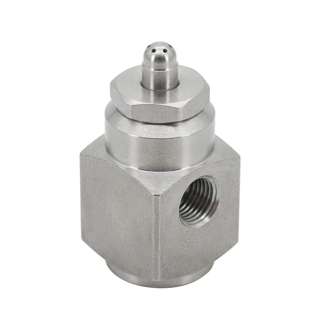 Stainless Steel Nozzle, Mist Nozzle for Industrial Maintenance, Fine Spray Nozzle, Dust Suppression, Liquid Gas Mixing Spray,