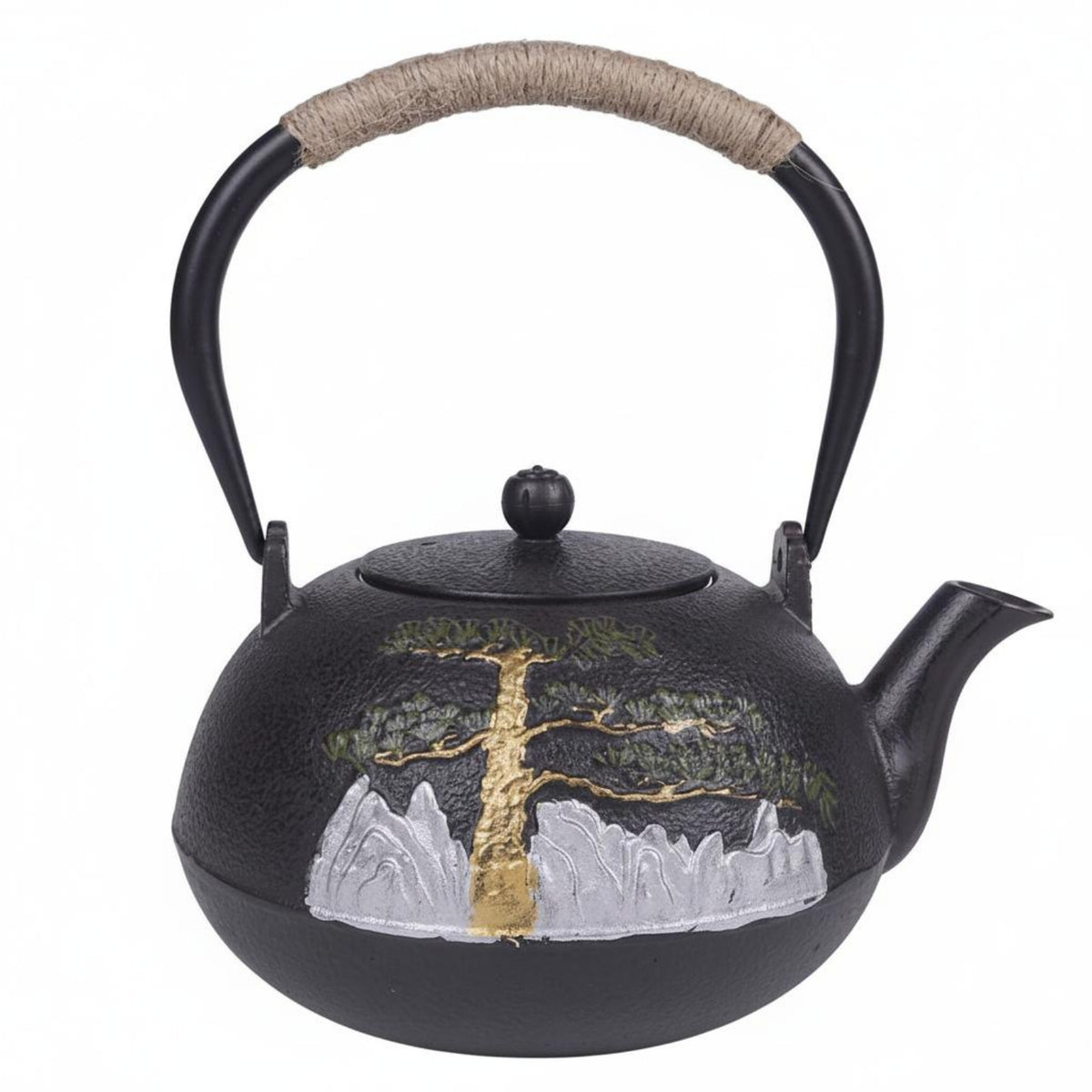 Cast Iron Kettle Teapot Gift Option Kitchenware Easy to Clean