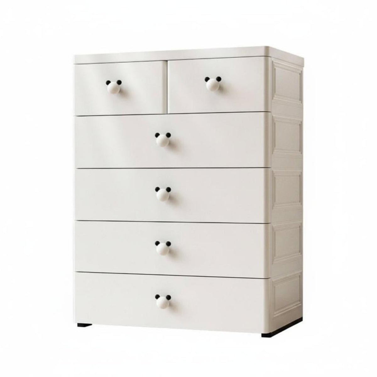 5-Tier Plastic storage cabinet Large Capacity Chest of Drawers Multi-Purpose for Parents