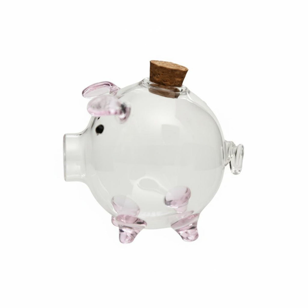 Gold Bean Storage Container Decorative Glass Piggy Bank Long-Lasting
