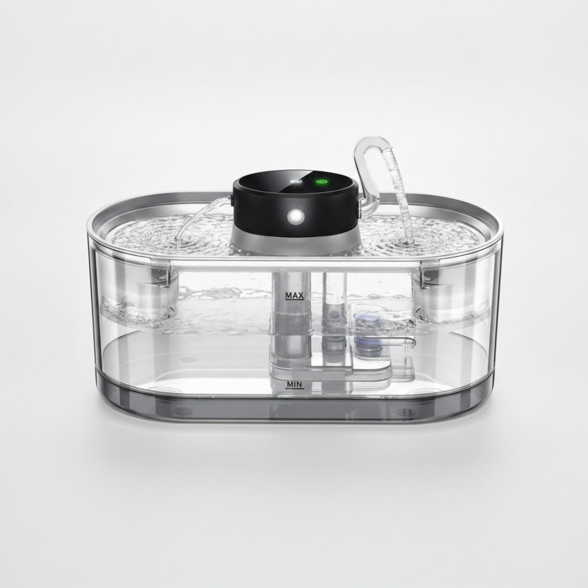 Pet Water Fountain Cordless Cat Water Fountain Sensor Automatic for Cats, Home