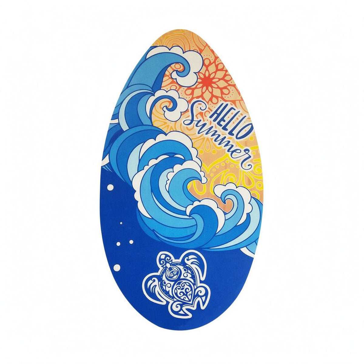 Wooden Surfboard 37-Inch Water Play Board Surfboard-Design Board Pointed Nose Lengthened Shape