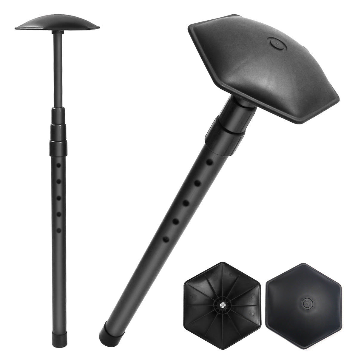 4-section Black