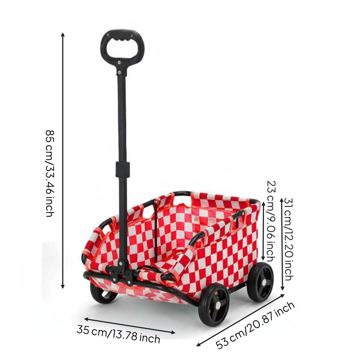 Foldable Pet Stroller Breathable Mesh Lightweight Pet Carrier Safety Rope