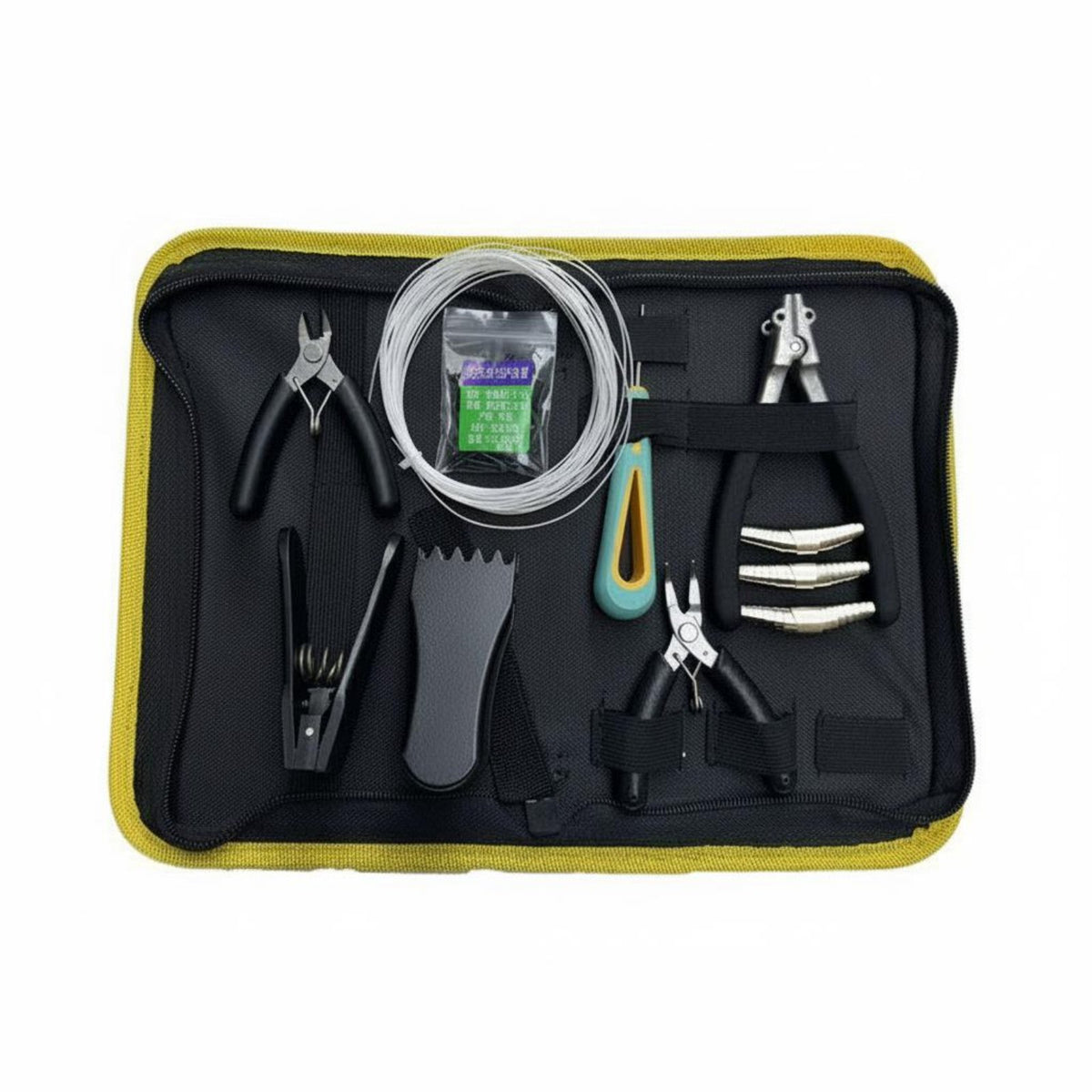 Badminton Racket Stringing Tool Kit Portable Racket Stringing Tool Set Lightweight Flying Clamp and Awl Kit for Home Use, Tournaments