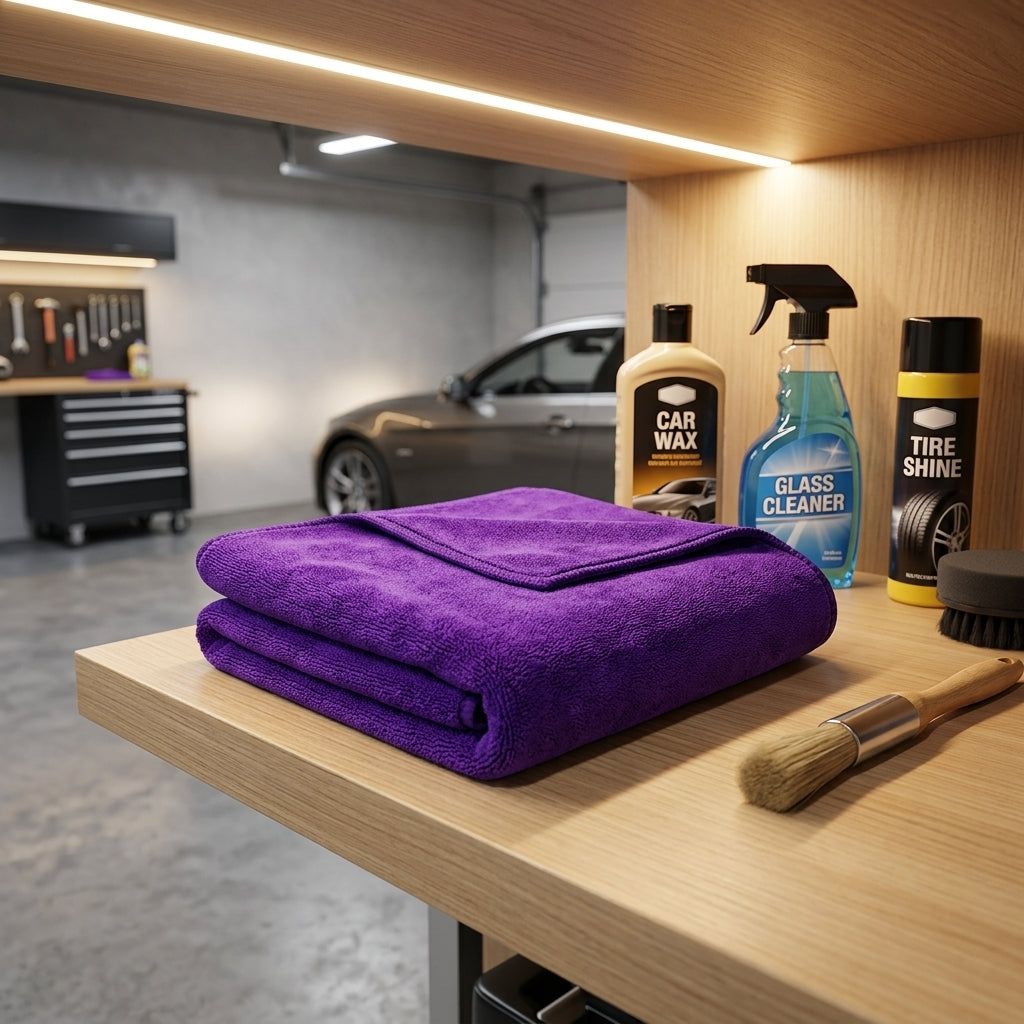 Microfiber Cloths and Costco Microfibre Cloths, Thick Microfibre Cloth for Detailing, 30cm x 70cm Car Drying Towel, High Absorbency 400g Size