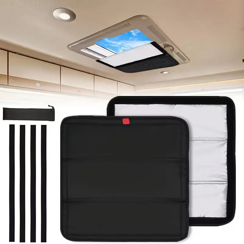 Magnetic RV Window Shade Foldable Sun Visor Waterproof Dustproof