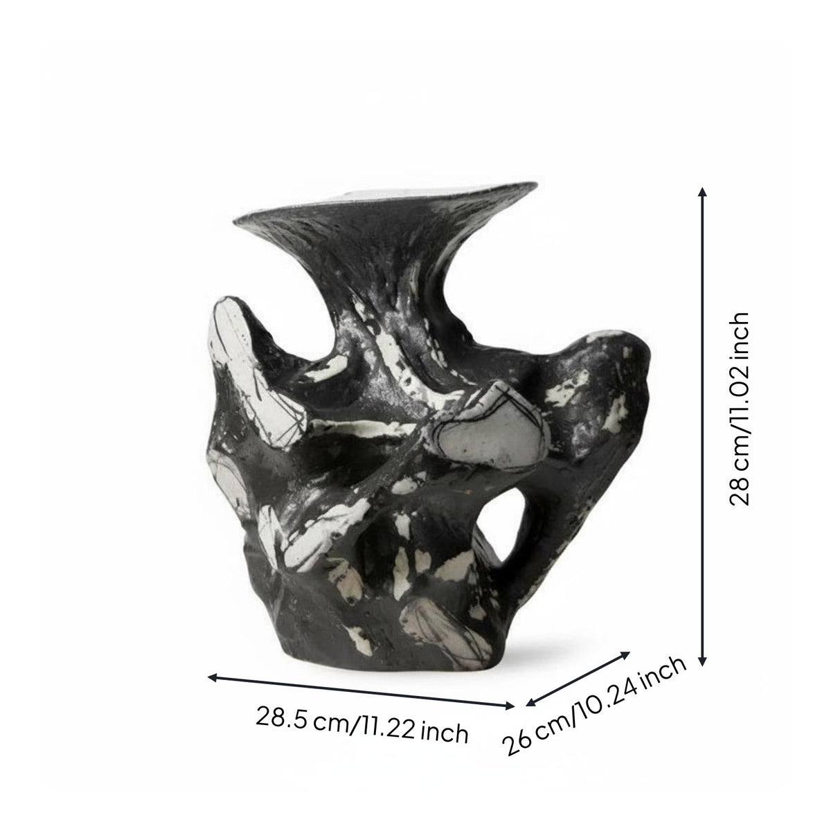 Art Vase Photo Prop Decorative Vase Stable Base Home Decor for Hotel
