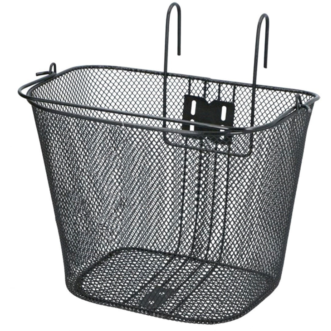 Bicycle Mesh Basket Iron Folding Bike Front Handlebar Basket
