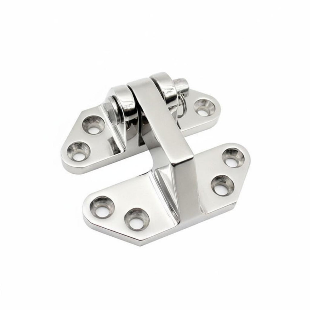 316 Stainless Steel Boat Hinge Sturdy Duty Compartment Door Hinge Mirror Polished Finish for Yacht Owners