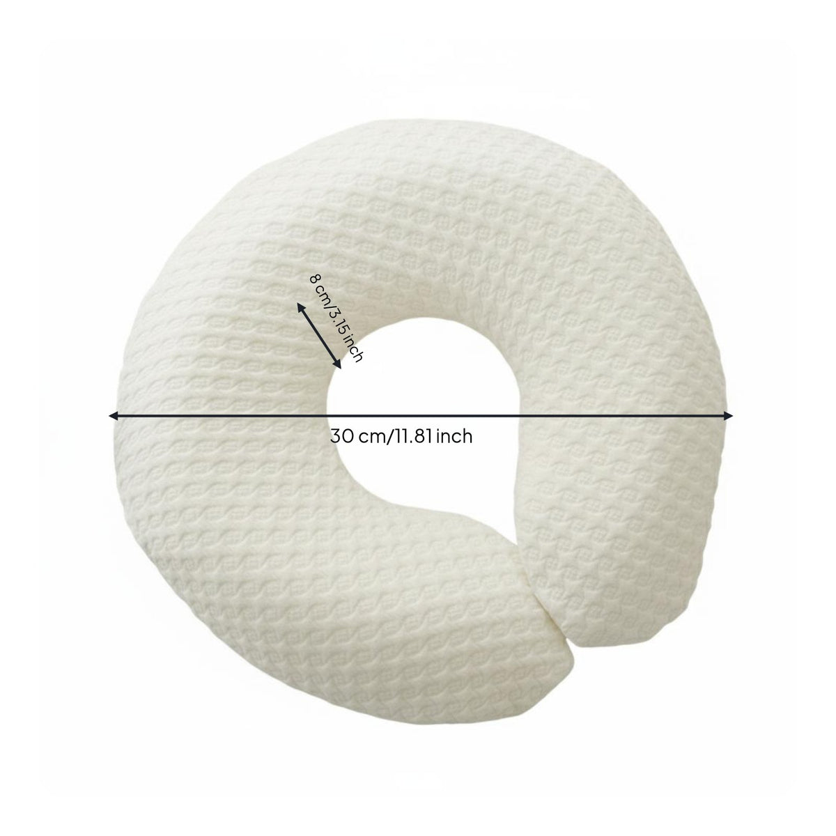 Removable Cover U-Shaped Face Cradle Washable Massage Table Face Pillow Reusable for Beauty Salon, Spa, Home
