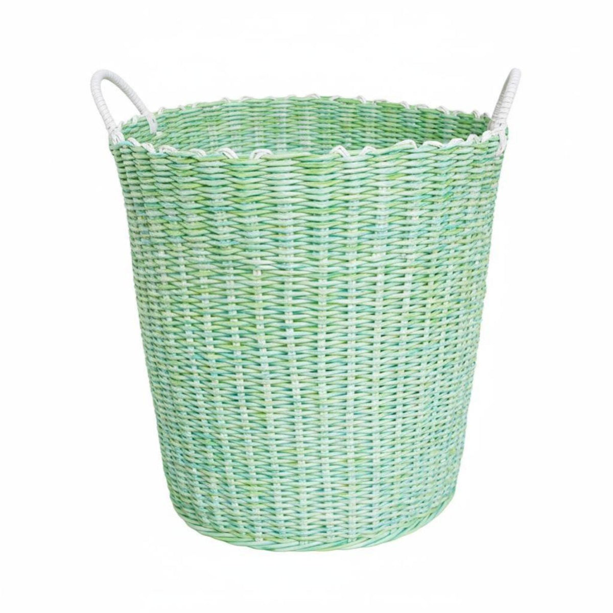 Large Woven& design Hamper adaptable Woven Rope Basket With Handles