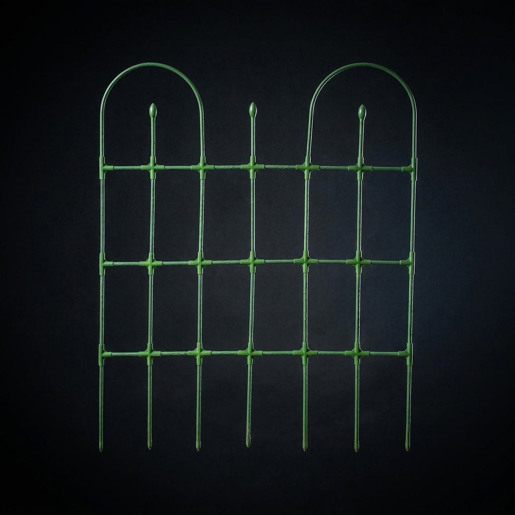 Garden Trellis for Climbing Plants and Potted Plants, Steel Frame Plant Support for Decoration, Metal Garden Trellis Panels, 120cm High