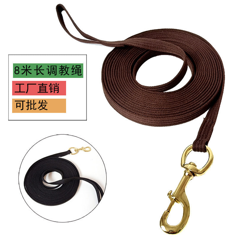 Equestrian Training Lunge Line with 304 Stainless Steel Hardware