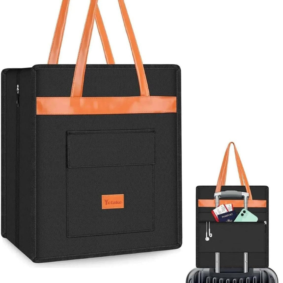 Travel Shoe Bag with Multiple Pockets 3-in-1 Hanging Luggage Organizer