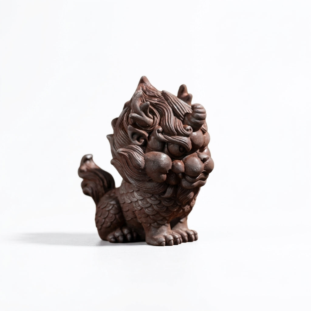 Antique Cast Iron Mythical Beast Figurine