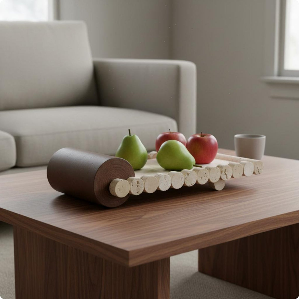 Resin Fruit Platter Artistic Tray Easy to Display for Living Room
